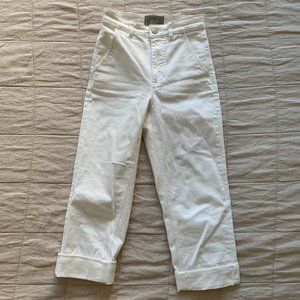 Everlane white mom jeans